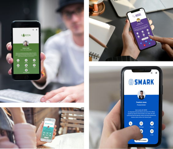 Examples of Digital vCards