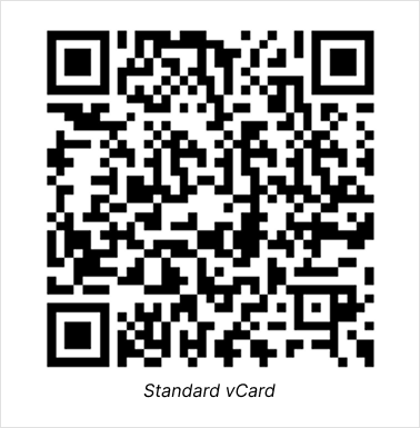 Standard vCard QR